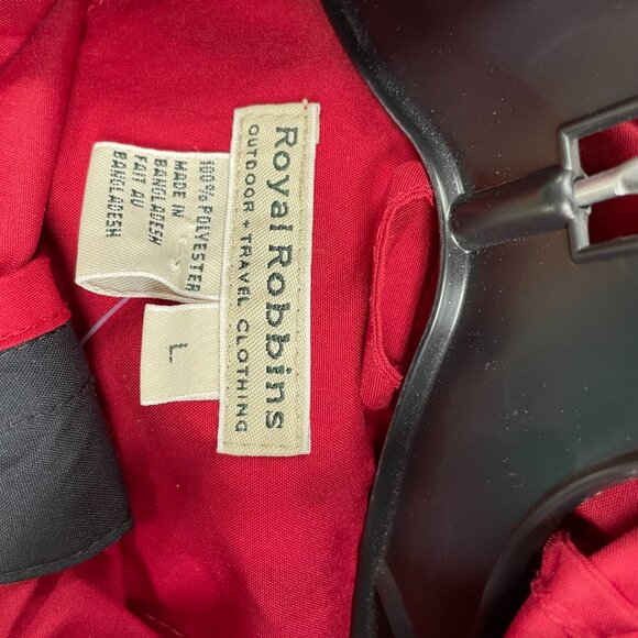 Royal Robbins Red Nylon Jacket Mens Size L - Picture 3 of 4